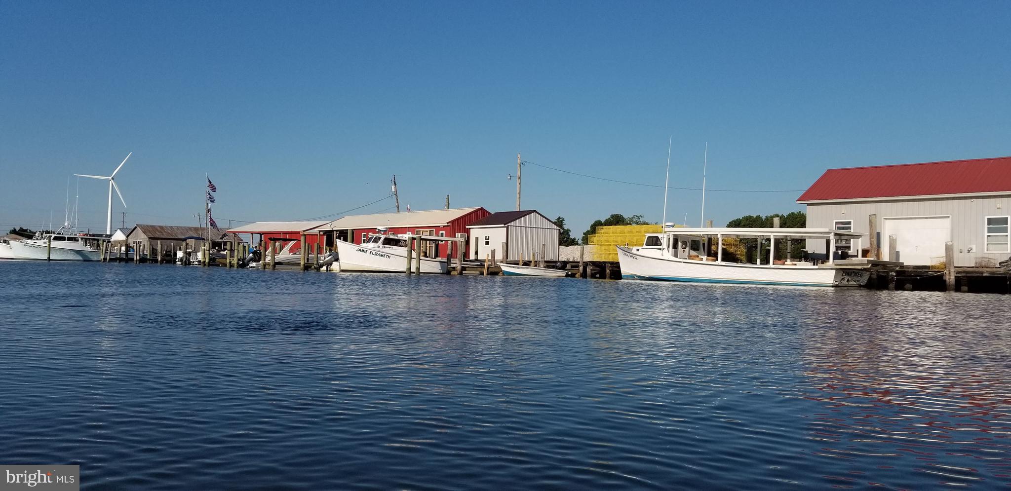 3239 Boone Road Crisfield, MD 21817 - Photo 56 of 59 The small boat harbor and crab shantys