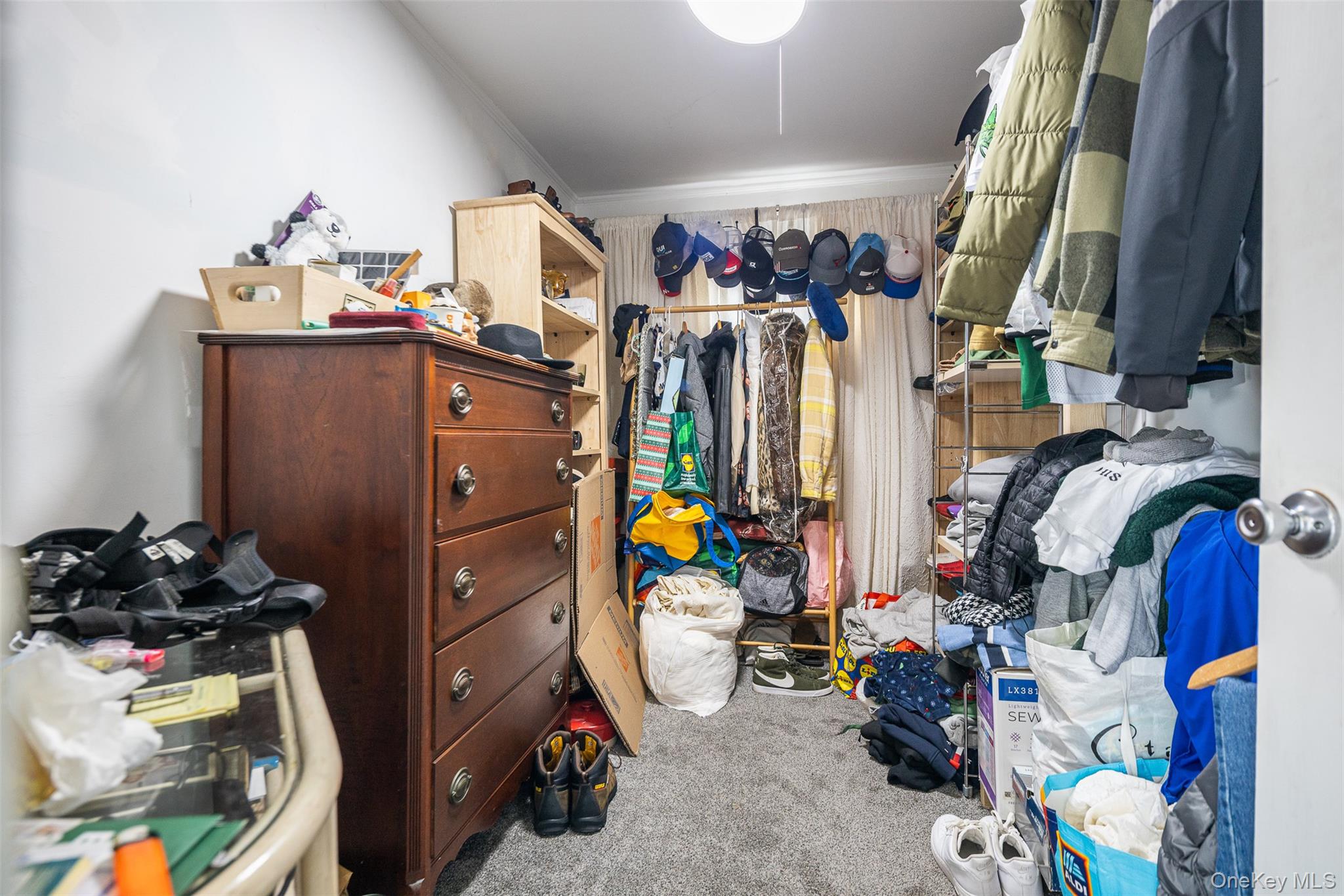 278 Elm Road West Mastic Beach, NY 11951 - Photo 5 of 14 a view of walk in closet with clothes and shoes