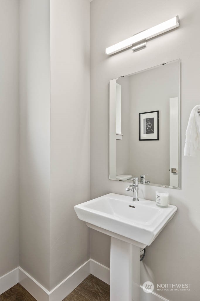23833 9th Avenue Southeast, Unit B 19 Bothell, WA 98021 - Photo 15 of 32 a bathroom with a sink and a mirror