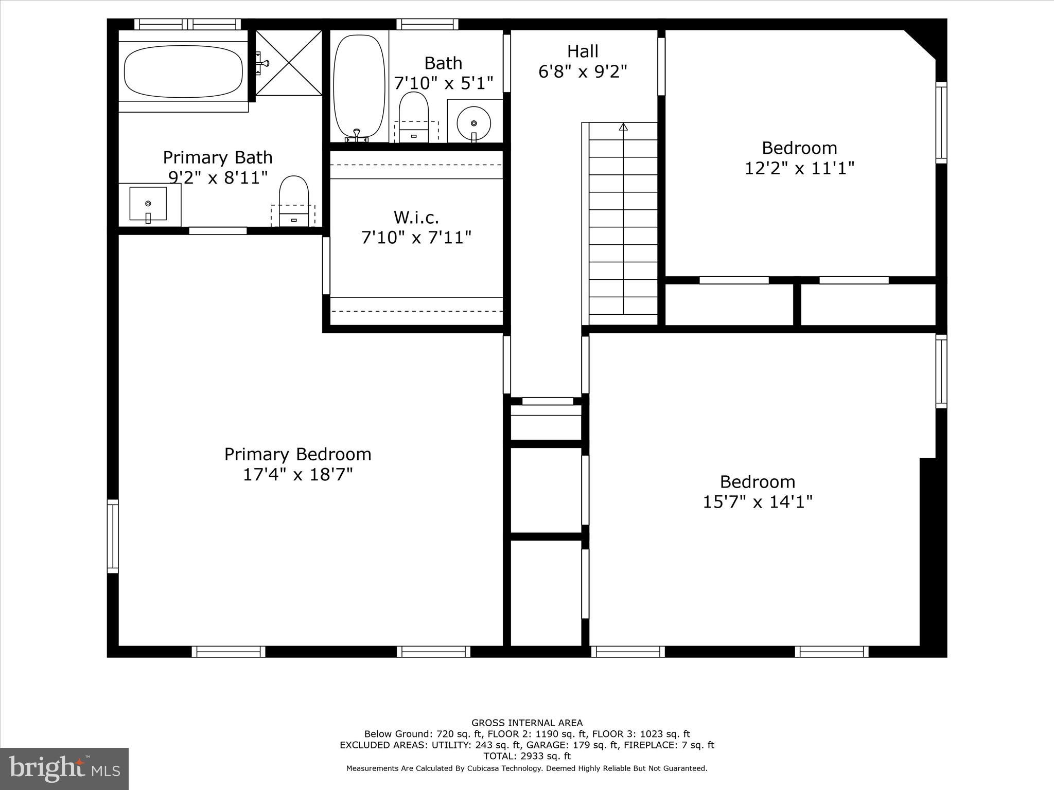 6612 Kerns Road Falls Church, VA 22042 - Photo 53 of 54 Floorplan - Upstairs