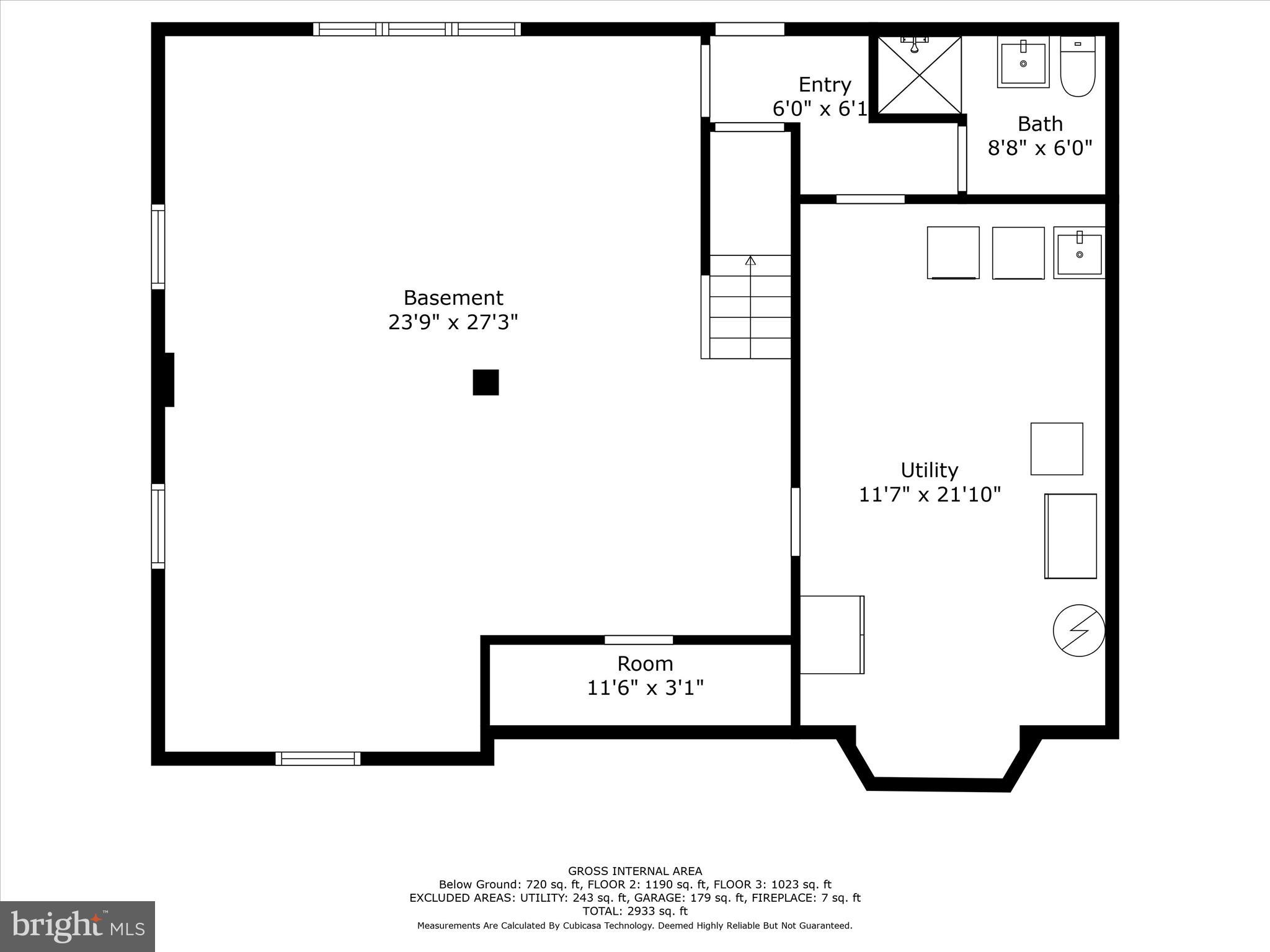 6612 Kerns Road Falls Church, VA 22042 - Photo 54 of 54 Floorplan - Basement