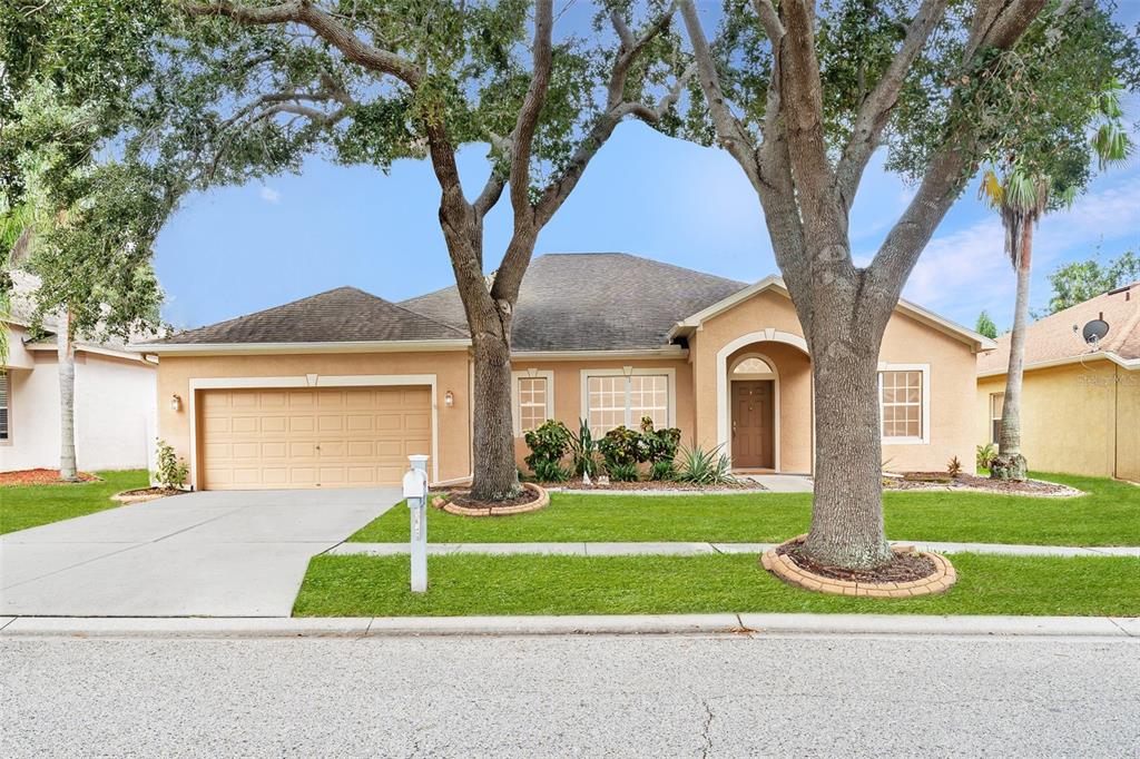 10903 Wildcat Drive Riverview, FL 33579 - Photo 44 of 45 a front view of a house with yard and green space