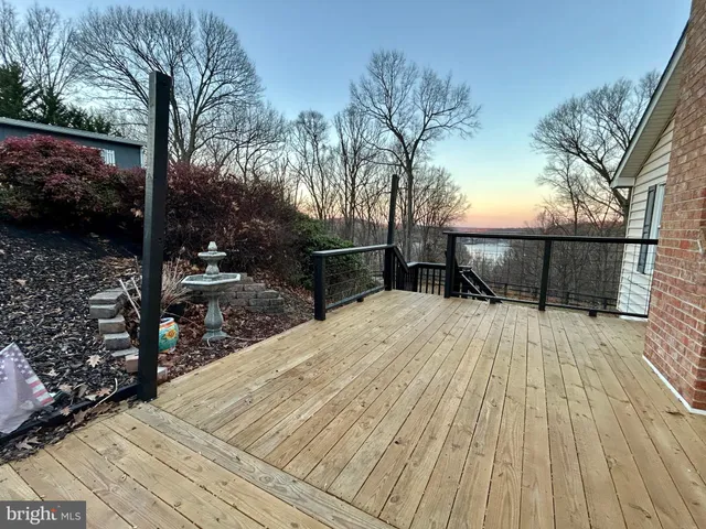a view of mountain with outdoor space