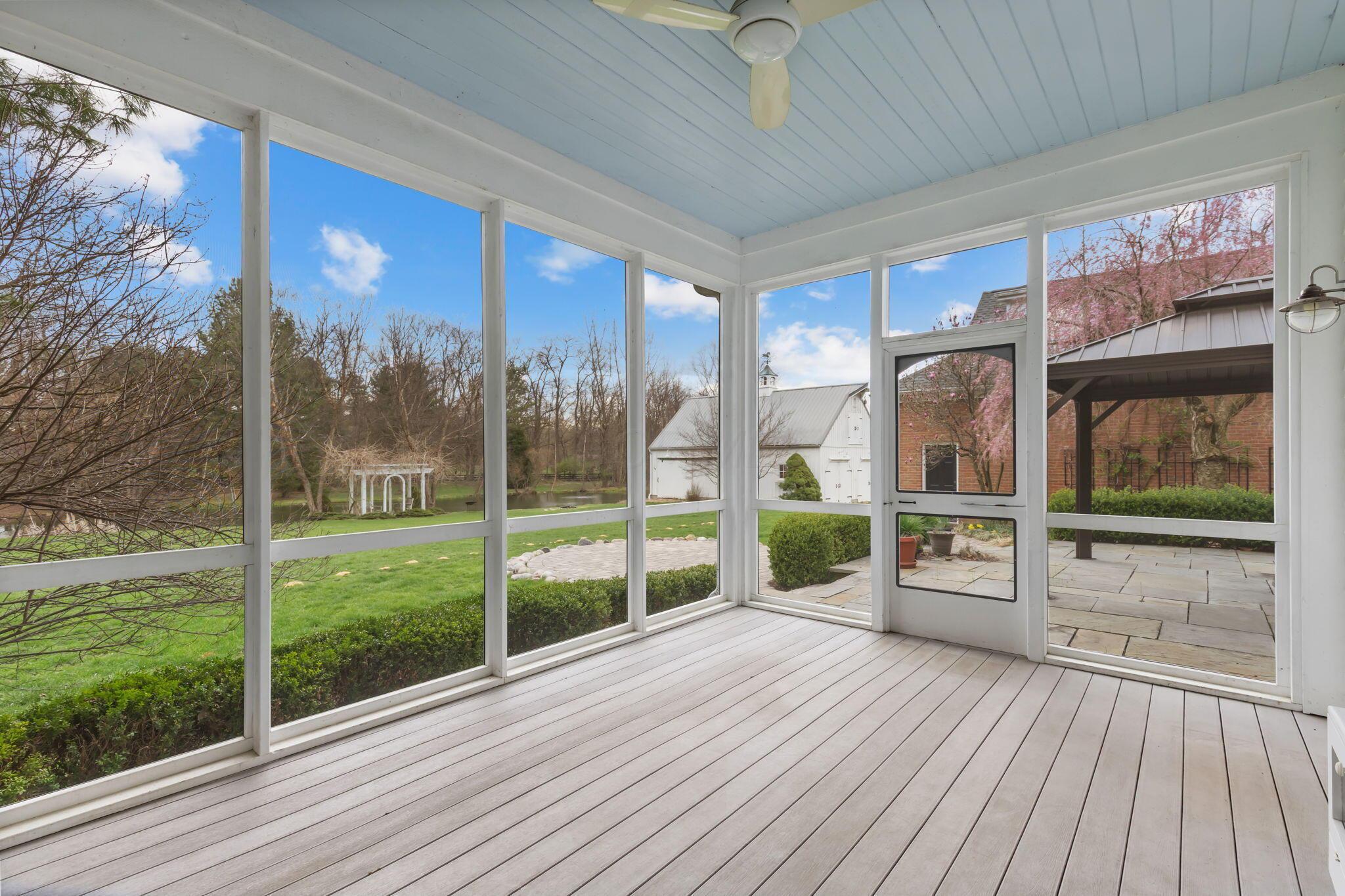 4400 Shull Road New Albany, OH 43054 - Photo 19 of 109 Screened Porch