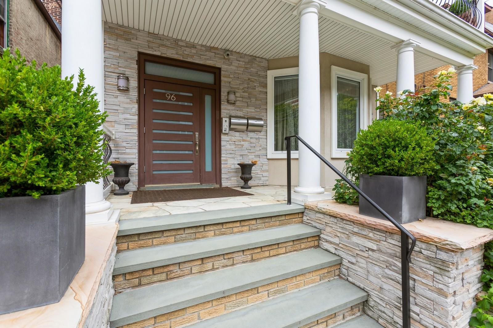 96 Columbia Terrace, Unit 1 Weehawken, NJ 07086 - Photo 35 of 40 a view of house entrance and stairs