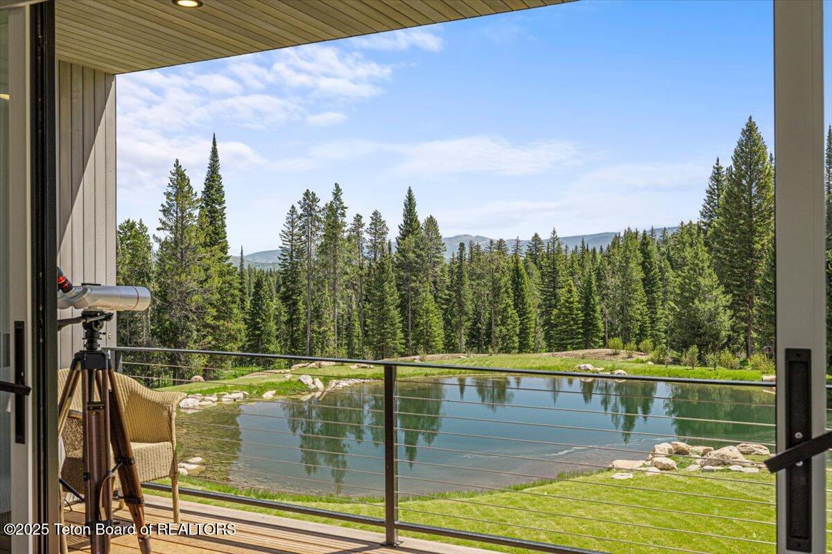 7000 West Gill Huff Road Wilson, WY 83014 - Photo 11 of 37 Primary Bedroom view to the east.