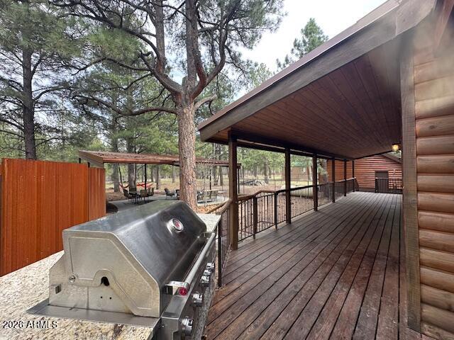 207 Blue Ridge Road Mormon Lake, AZ 86038 - Photo 9 of 67 Built-in BBQ