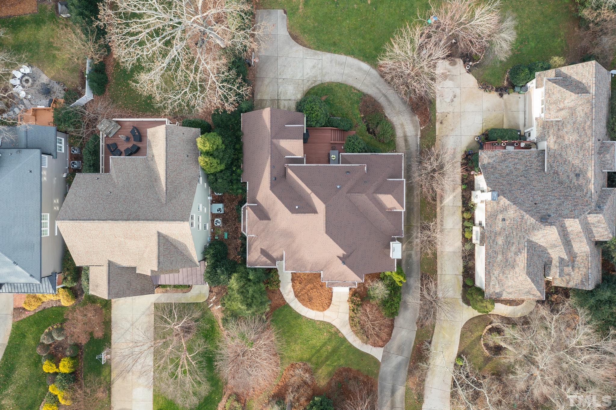 3044 Farrior Road Raleigh, NC 27607 - Photo 2 of 64 an aerial view of a house with a yard
