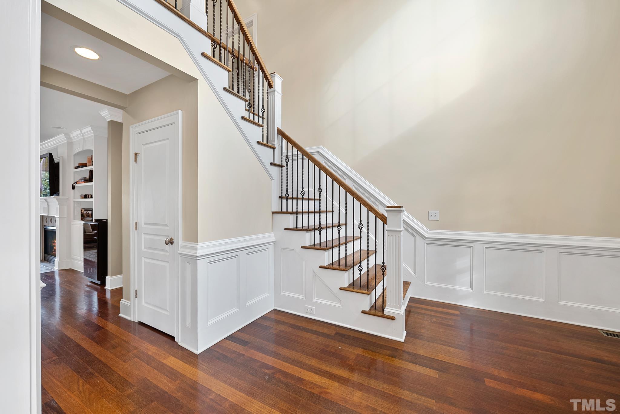 3044 Farrior Road Raleigh, NC 27607 - Photo 27 of 64 a view of entryway with wooden floor