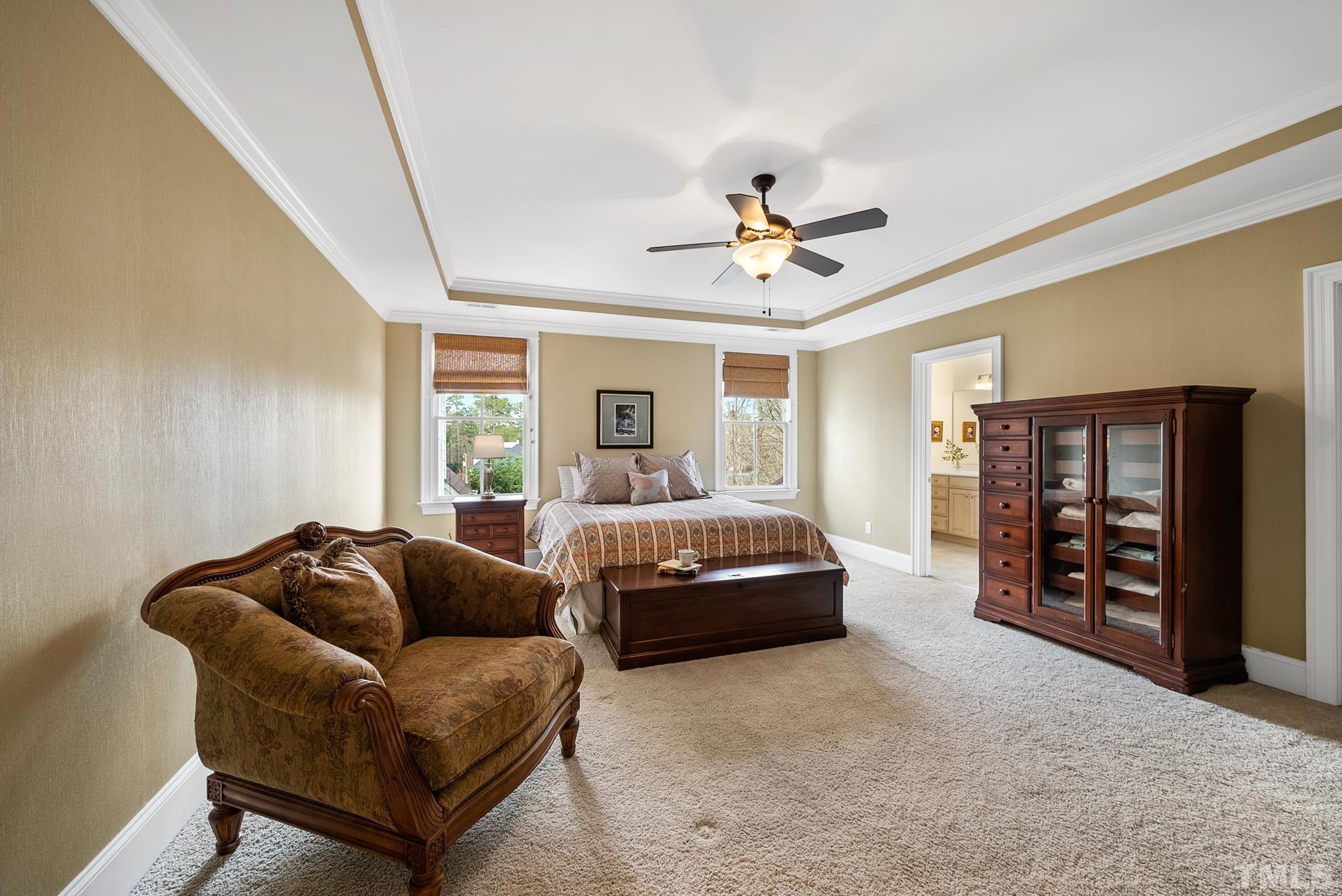 3044 Farrior Road Raleigh, NC 27607 - Photo 33 of 64 a bedroom with furniture and window