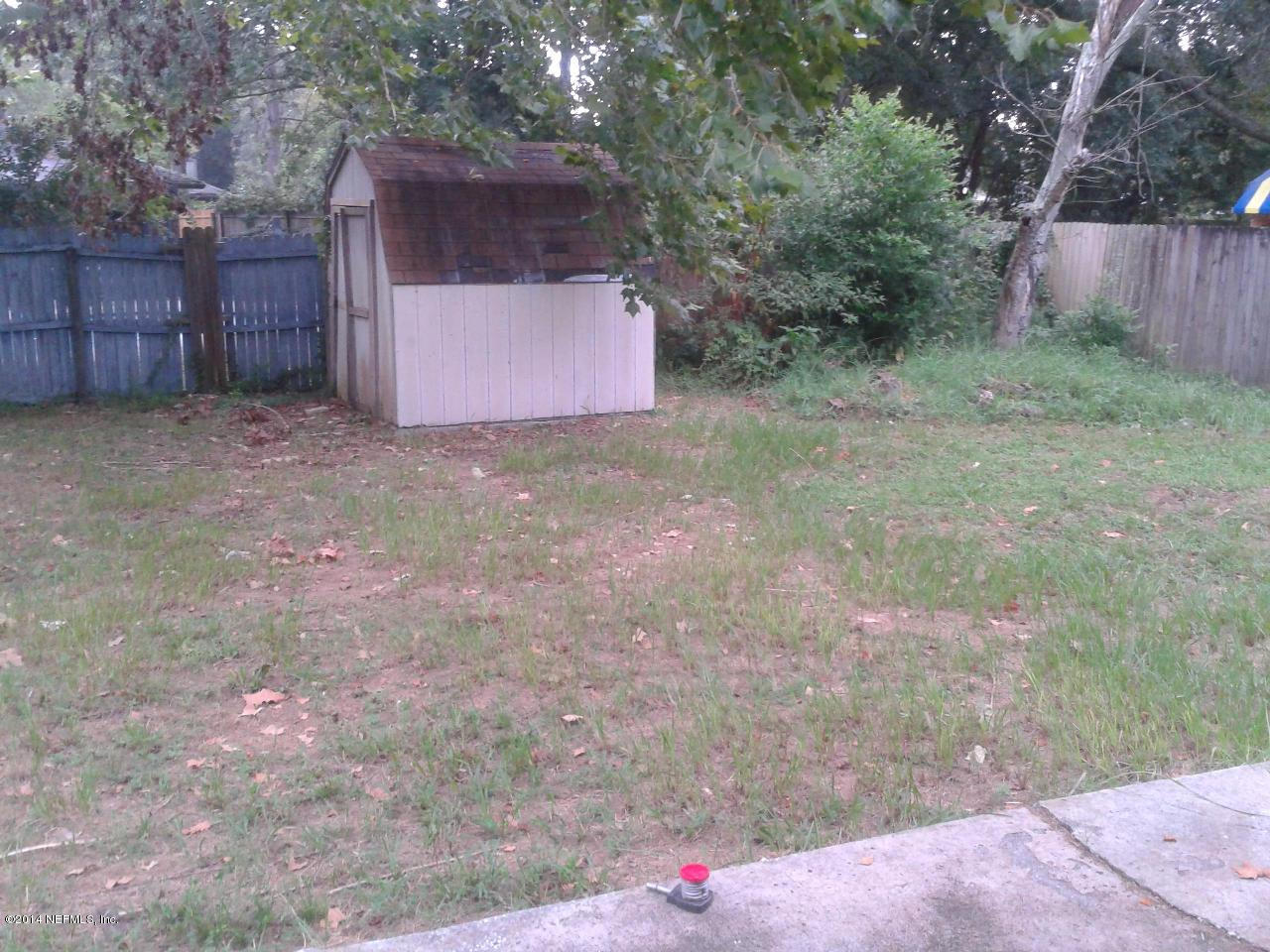 8325 Chason Road East Jacksonville, FL 32244 - Photo 11 of 11 Back Yard and Shed