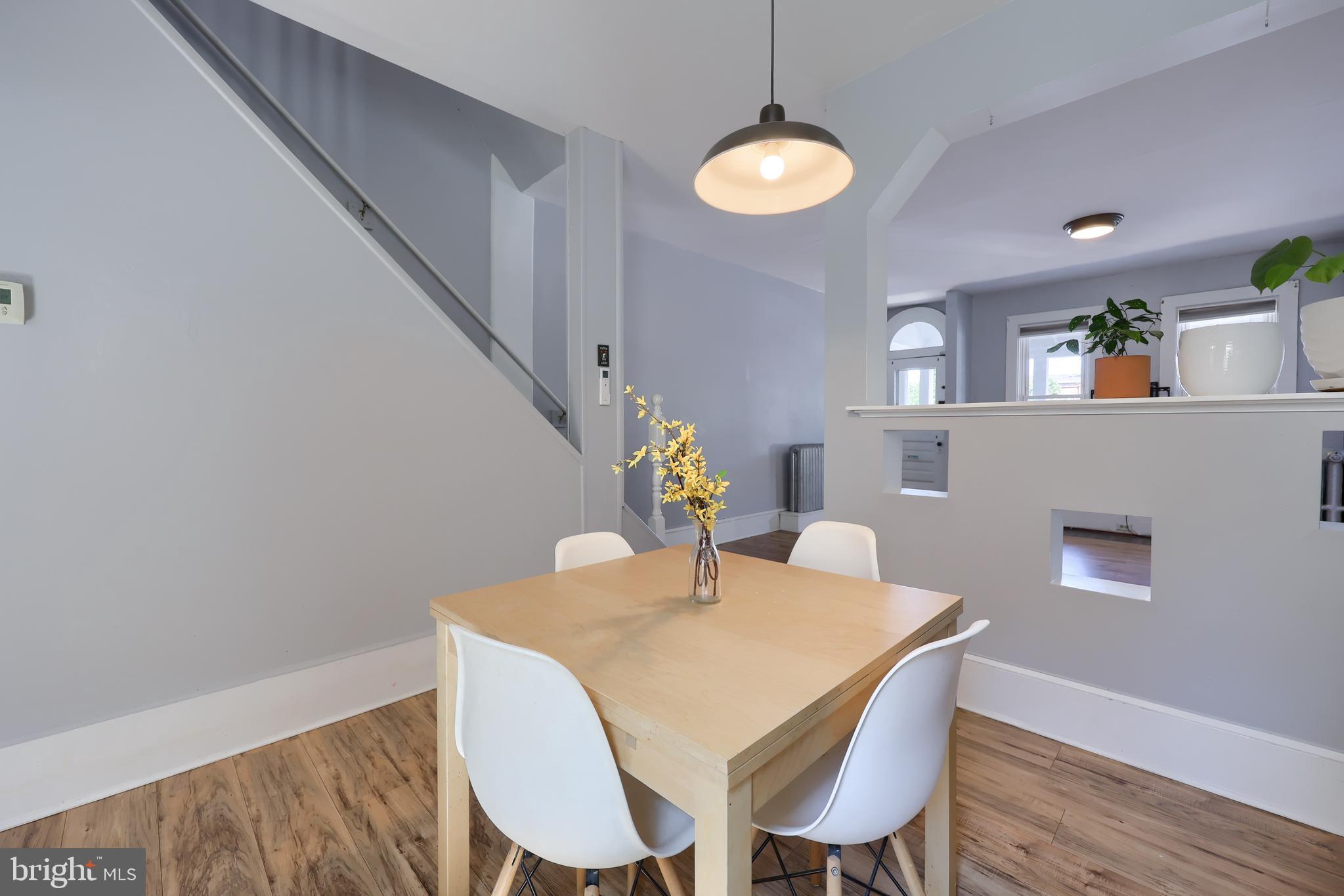 606 North Mary Street Lancaster, PA 17603 - Photo 13 of 33 a view of a dining room with furniture and wooden floor
