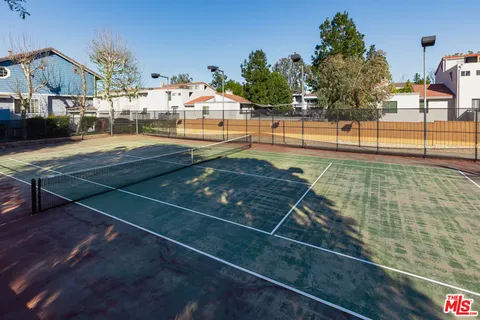 a view of a tennis court