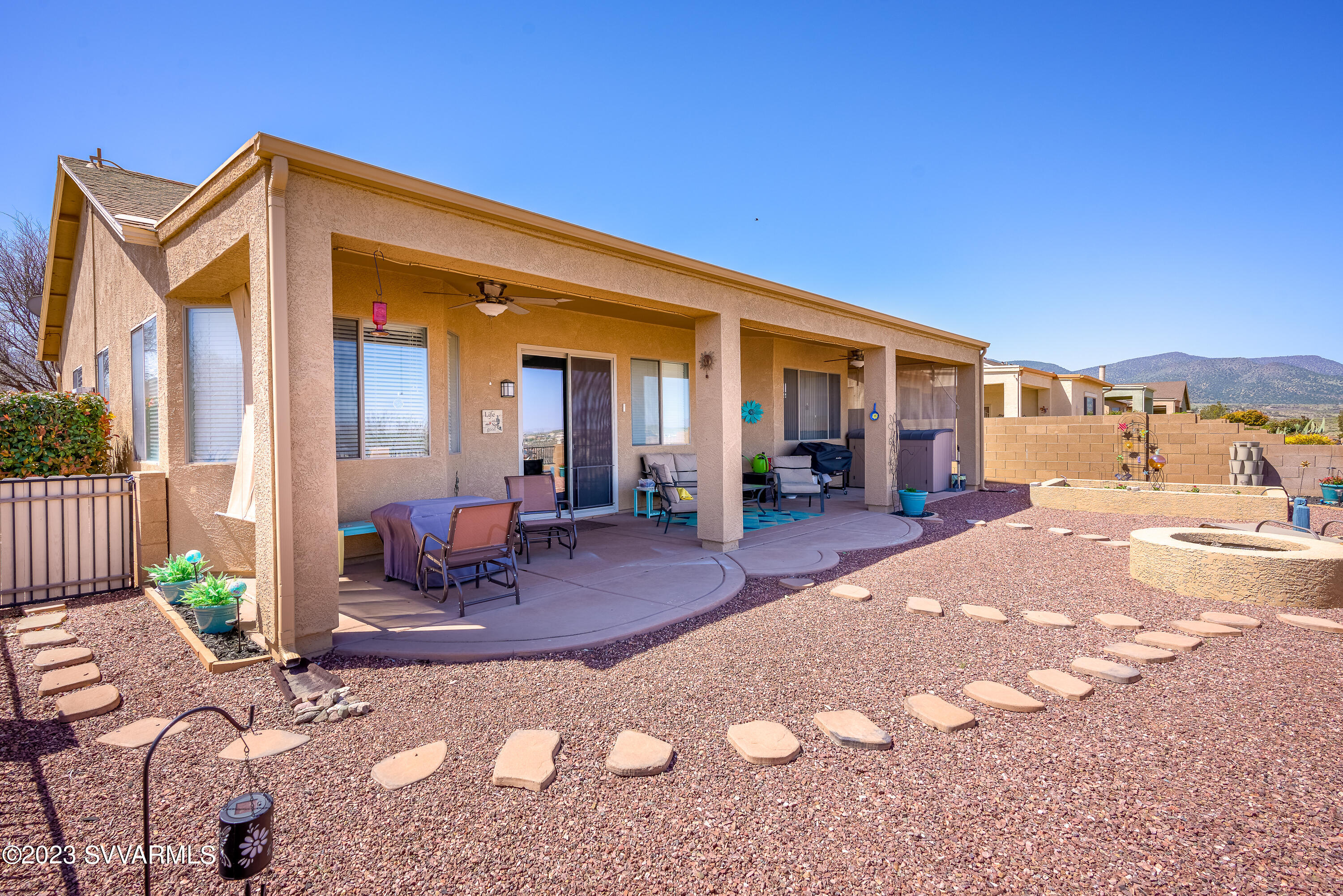 856 West Deep Gorge Road Camp Verde, AZ 86322 - Photo 26 of 31 a view of a house with backyard and sitting area