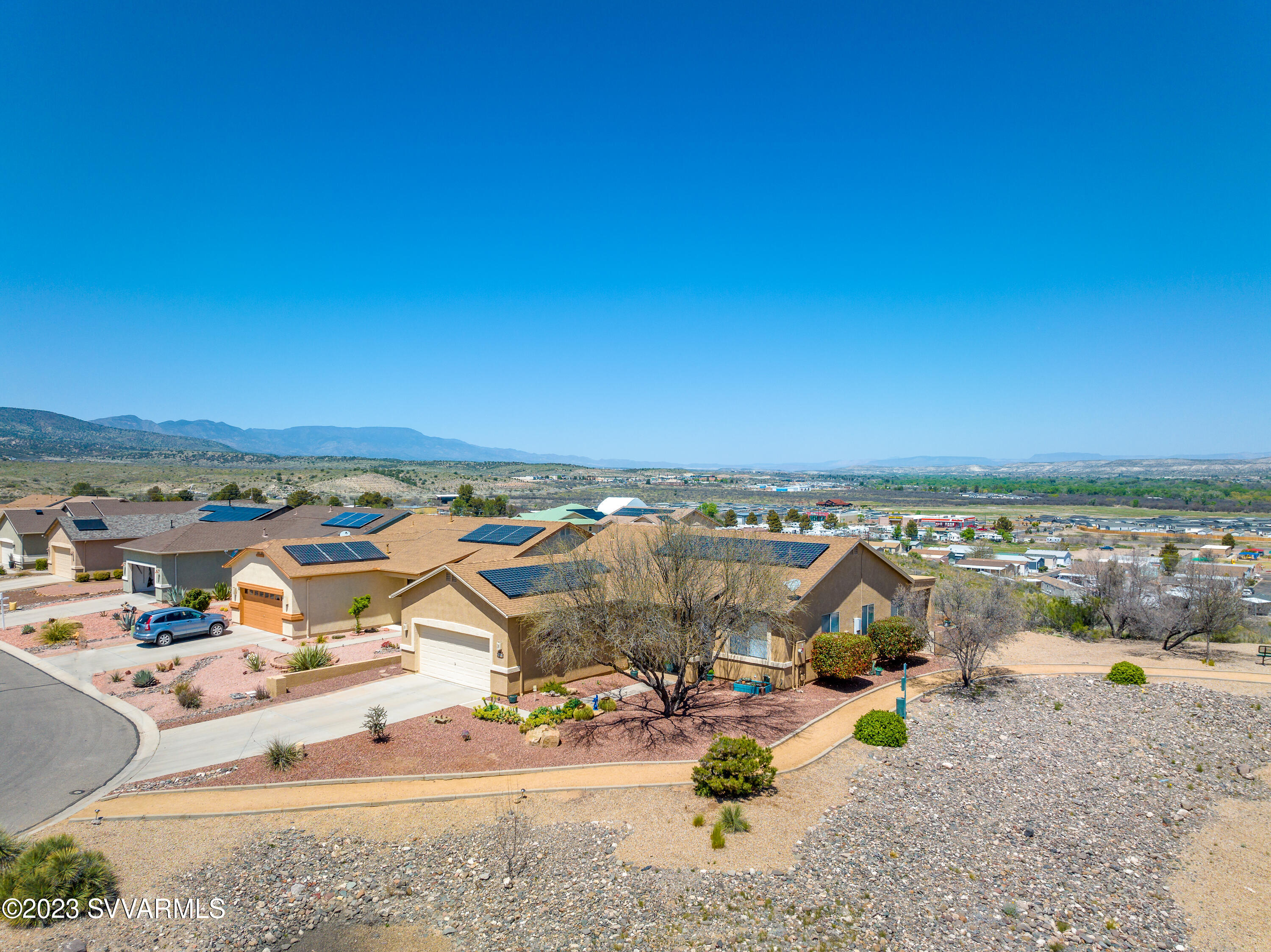 856 West Deep Gorge Road Camp Verde, AZ 86322 - Photo 31 of 31 an aerial view of a house with a swimming pool