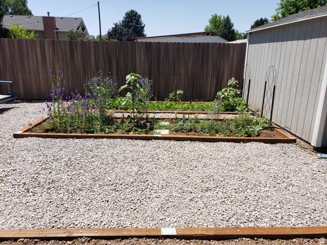 897 East 1200 North Mapleton, UT 84664 - Photo 17 of 54 Fenced backyard with a garden