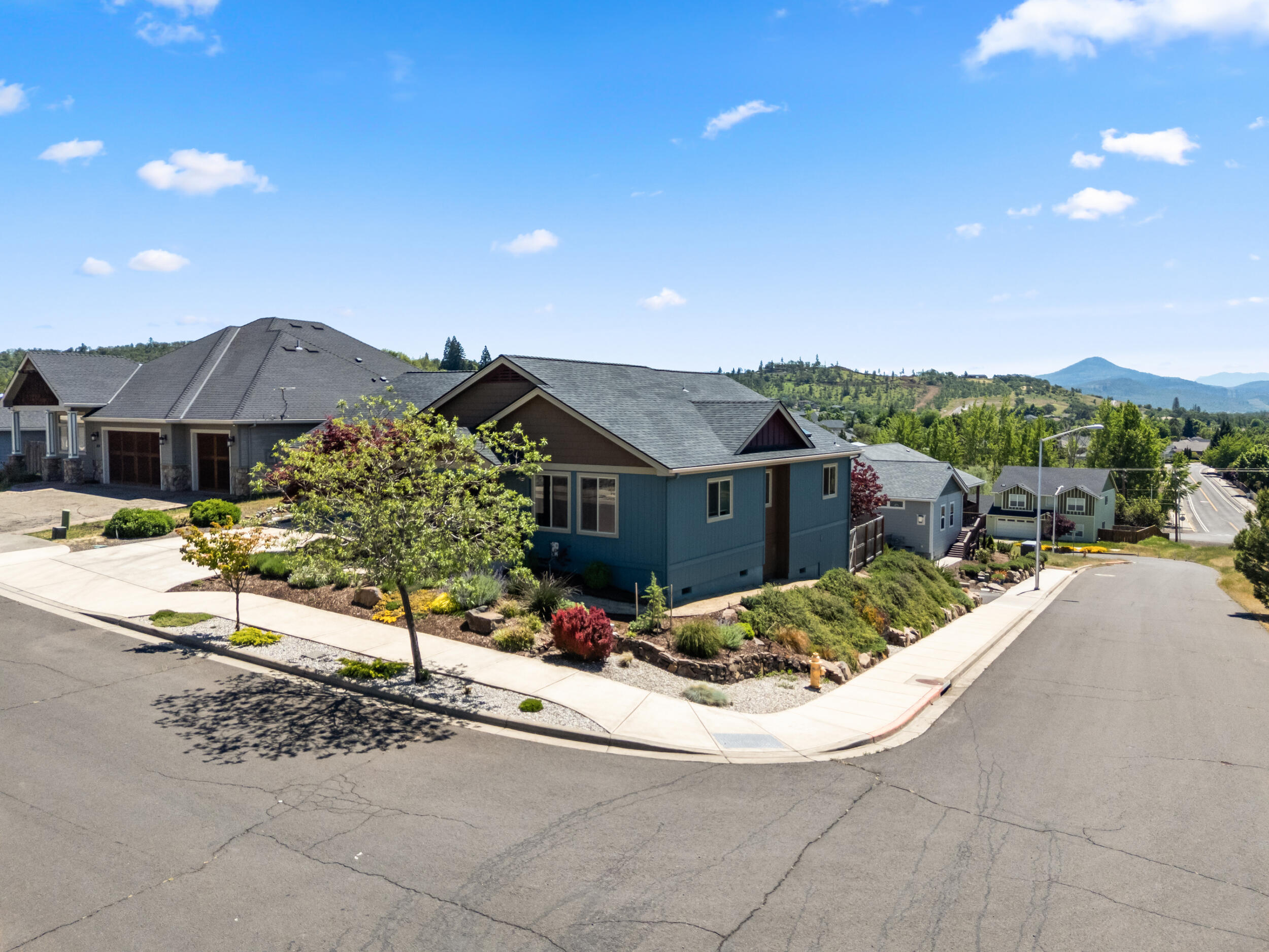 1008 Azure Way Eagle Point, OR 97524 - Photo 40 of 59 a view of a house with a ocean view