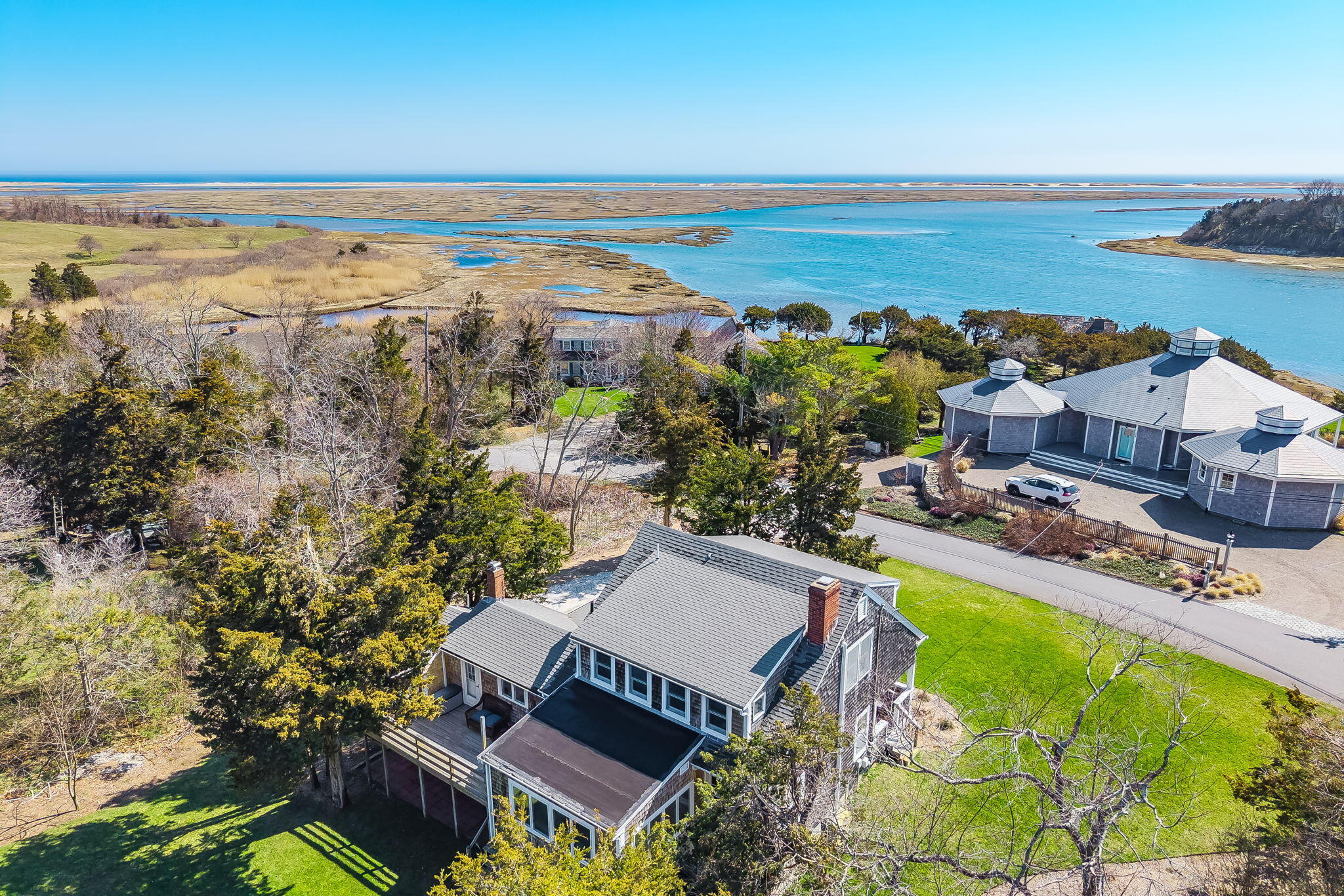 250 Mary Chase Road Eastham, MA 02642 - Photo 63 of 66 Aerial out to the ocean