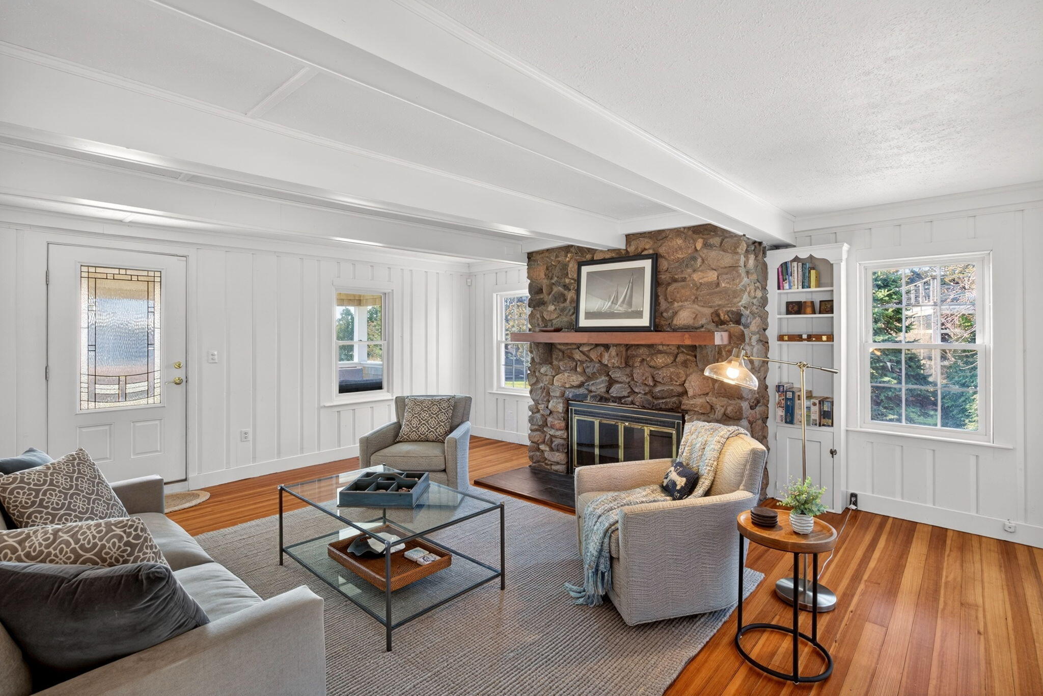 250 Mary Chase Road Eastham, MA 02642 - Photo 8 of 66 Living room and front door