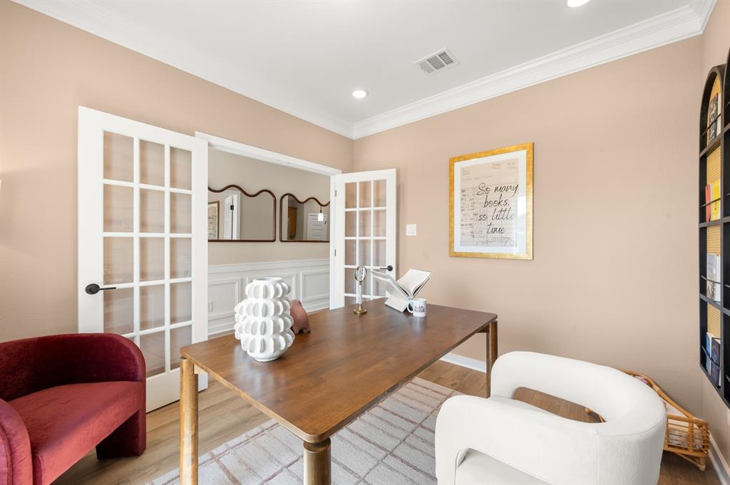 4328 Brayfield Road Fort Worth, TX 76036 - Photo 5 of 26 The Oakshire II- Study with French Doors