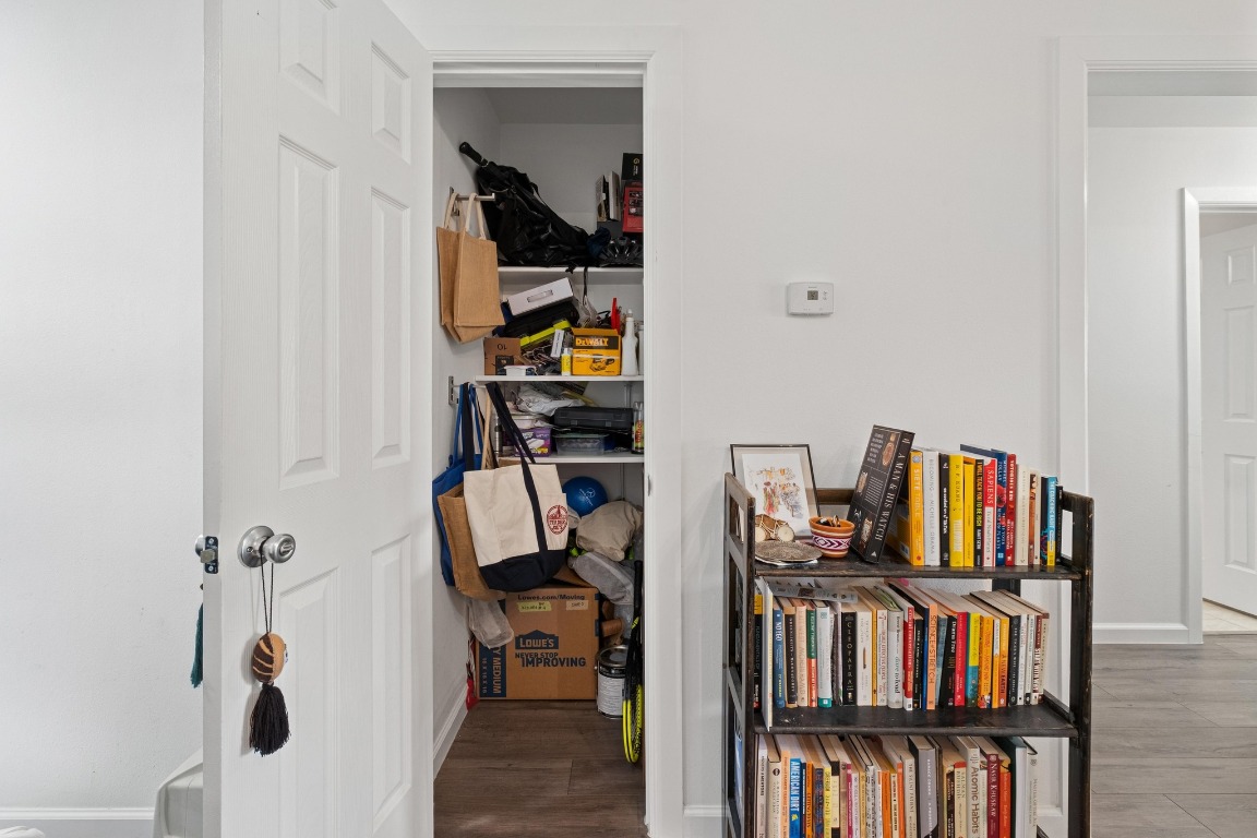 3604 Clawson Road, Unit 203 Austin, TX 78704 - Photo 23 of 37 Storage closet is 40 inches deep.