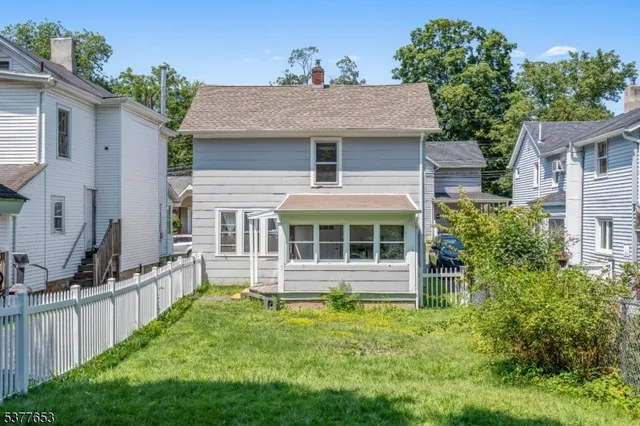 a house view with a garden space