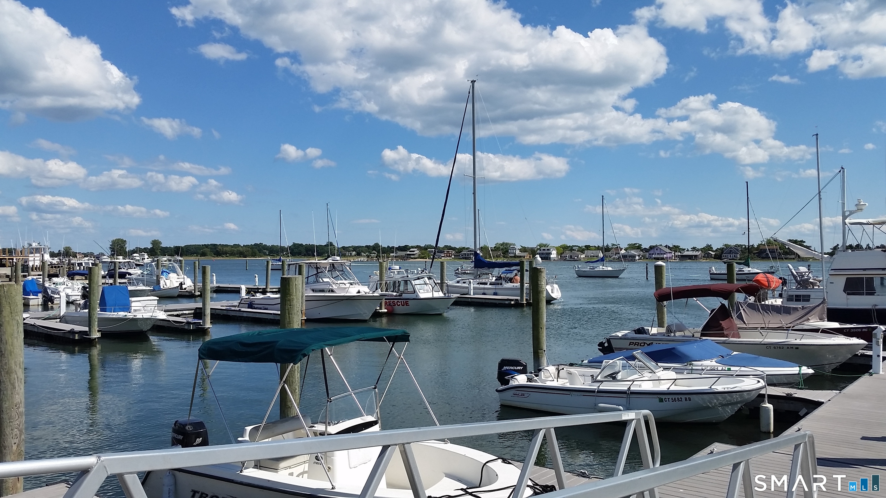 144 East Main Street, Unit 5 Clinton, CT 06413 - Photo 17 of 19 a view of a lake with boats in roof