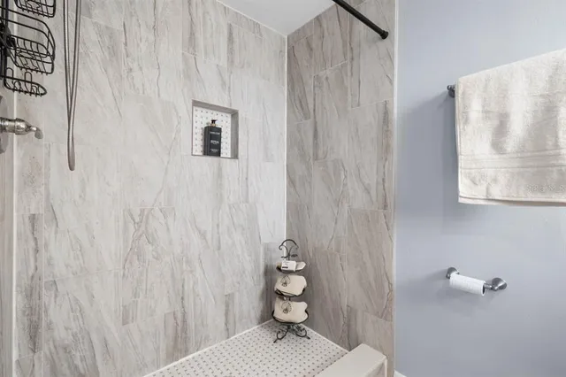 a bathroom with a toilet