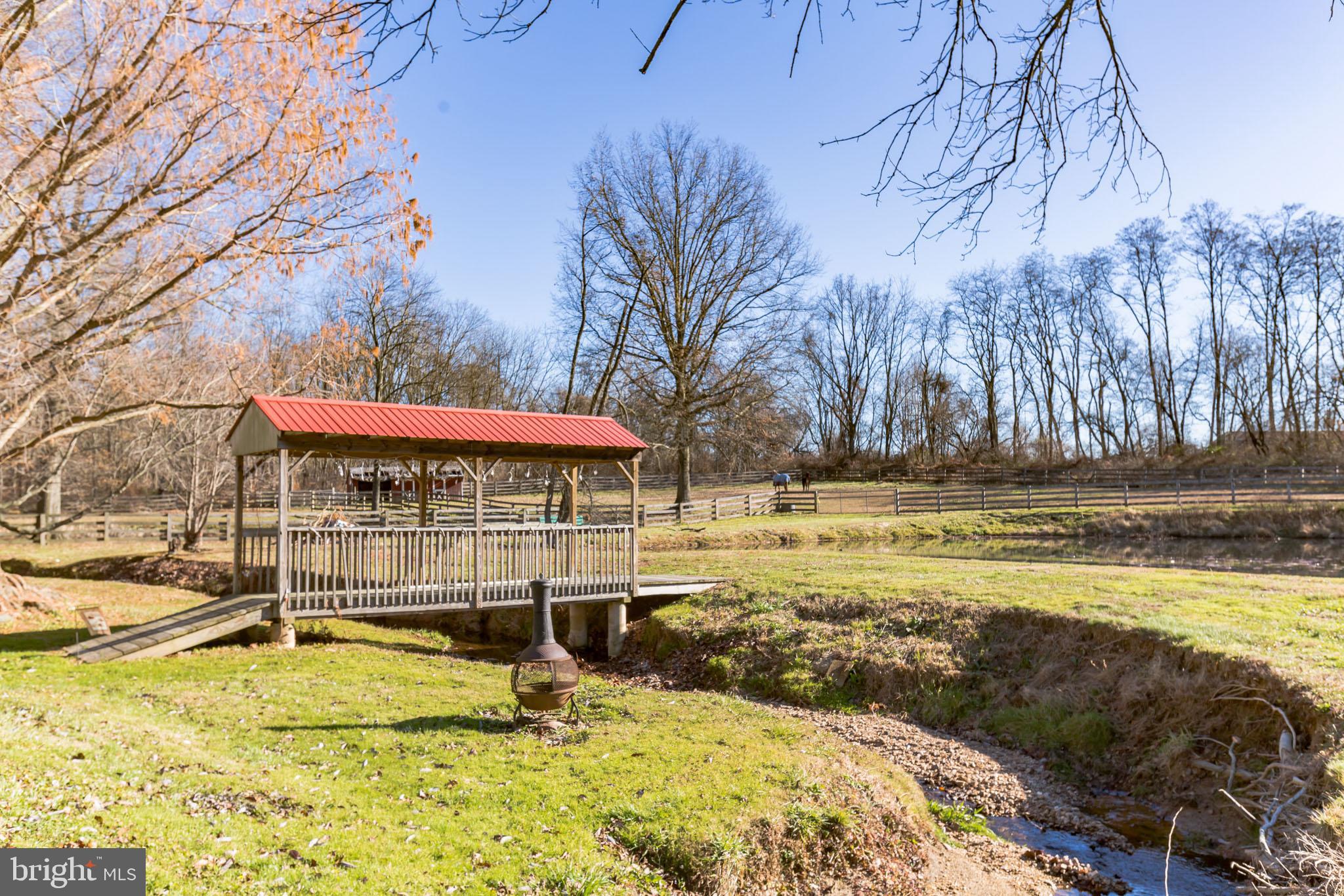 Winter, Bridge, and Stream