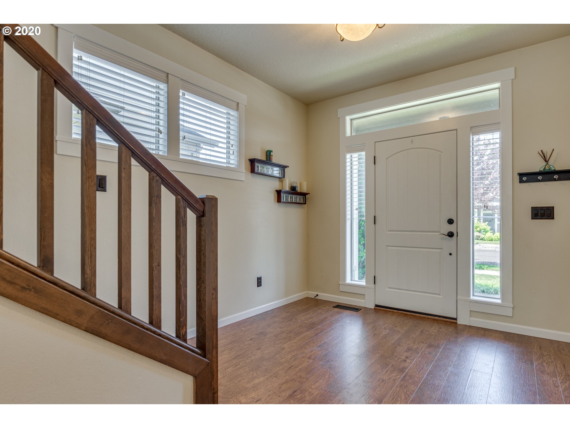 4009 North 5th Way Ridgefield, WA 98642 - Photo 2 of 32 a view interior of a house with wooden floor and stairs