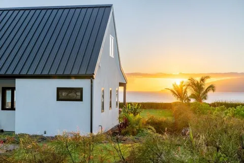 a view of ocean from a balcony