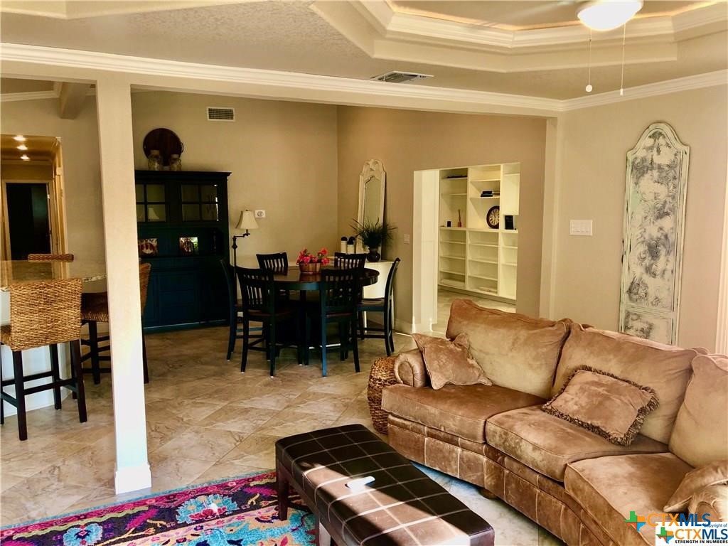 156 Trelawney Street McQueeney, TX 78123 - Photo 3 of 13 a living room with furniture and wooden floor