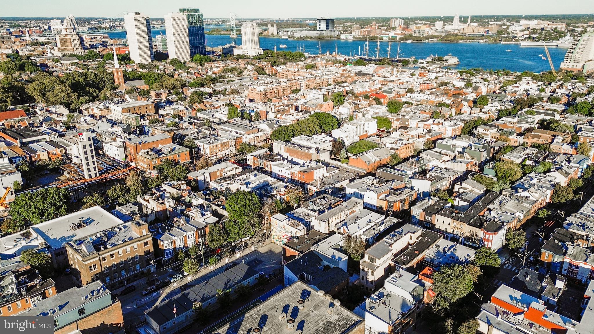 713 South 4th Street Philadelphia, PA 19147 - Photo 78 of 85 an aerial view of a city