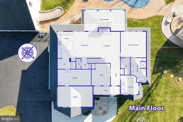 a kitchen with sink refrigerator and window