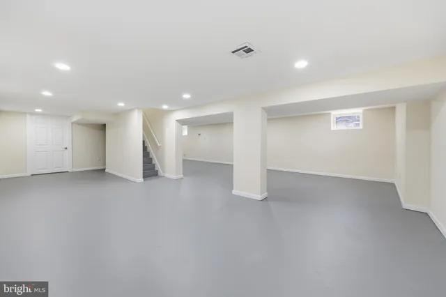 a view of an empty room