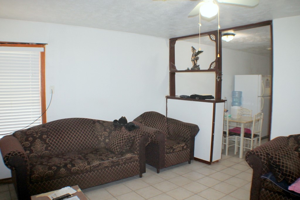 3827 Landa Lane Houston, TX 77023 - Photo 6 of 23 a living room with furniture a mirror and a lamp
