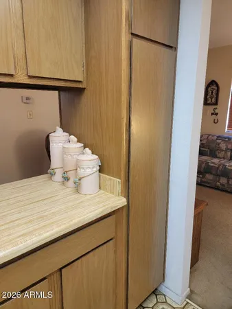 a close view of utility room