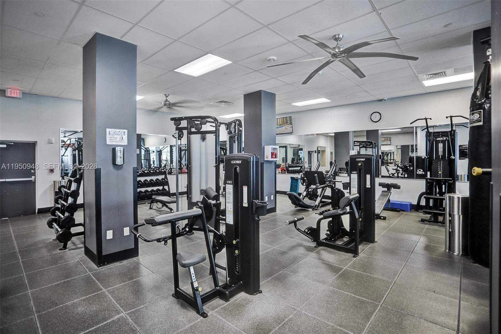 2501 South Ocean Drive, Unit 1105 Hollywood, FL 33019 - Photo 15 of 45 a view of a room with gym equipment
