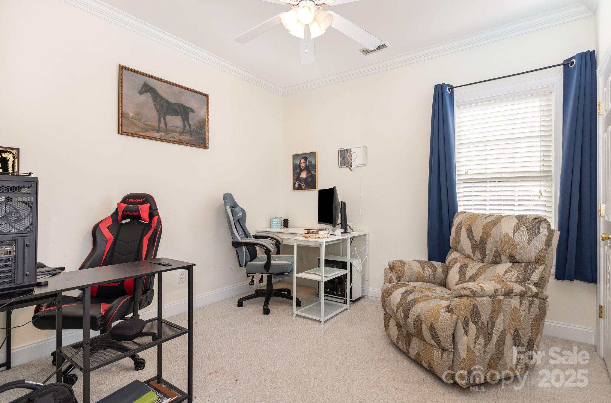 324 Old Hardin Road Dallas, NC 28034 - Photo 23 of 35 a living room with furniture a chandelier and a window