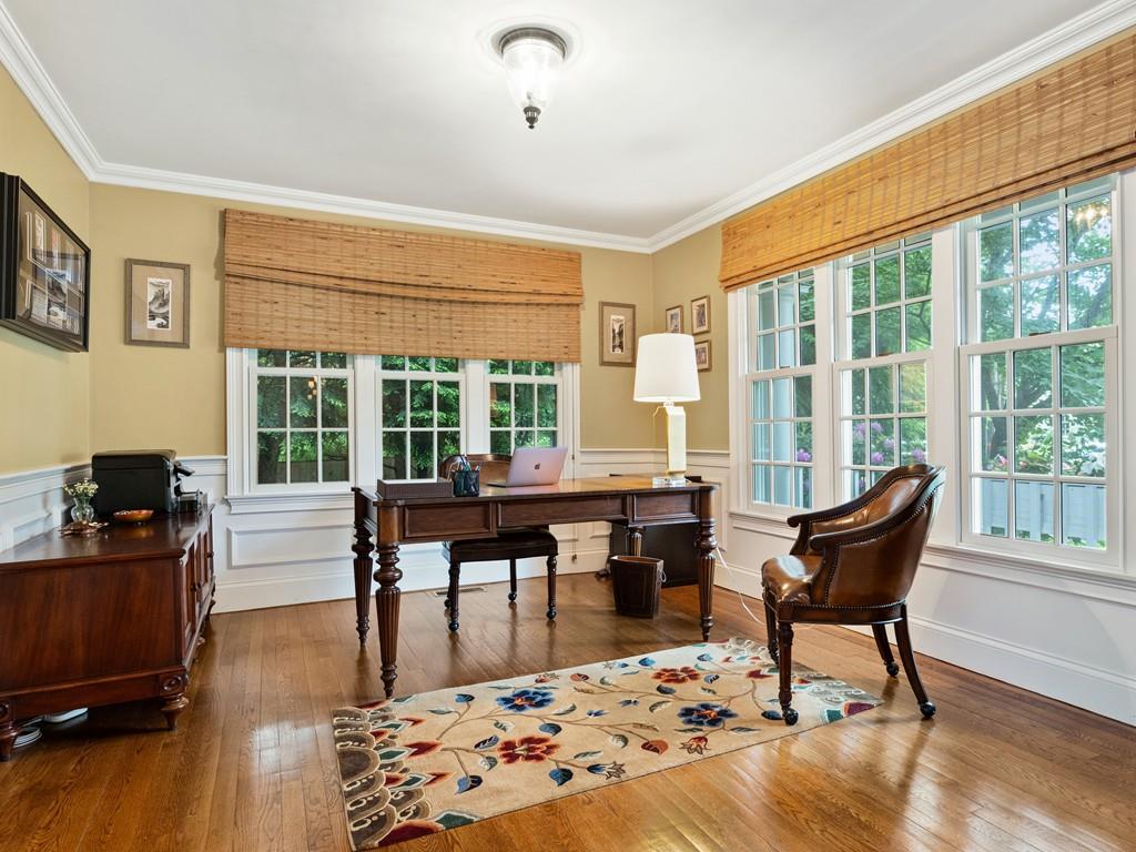 38 Kenilworth Road Wellesley, MA 02482 - Photo 14 of 36 a living room with furniture and a floor to ceiling window