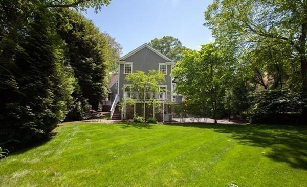 38 Kenilworth Road Wellesley, MA 02482 - Photo 35 of 36 a view of a house with a big yard and large trees
