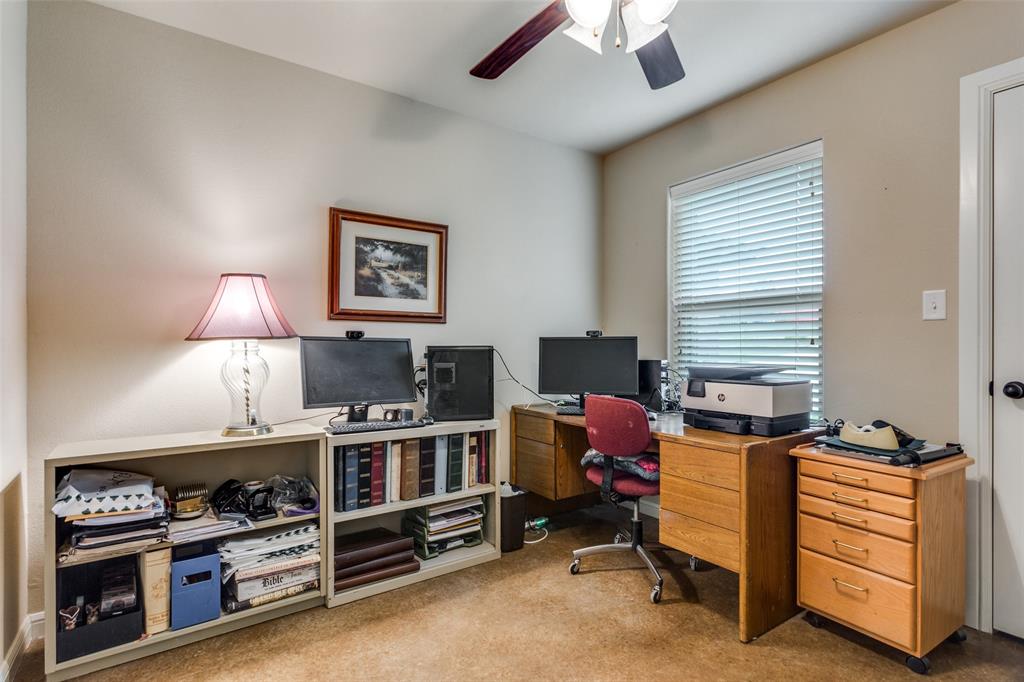 129 Ronnie Lane Weatherford, TX 76088 - Photo 24 of 36 a view of a workspace with furniture and a window