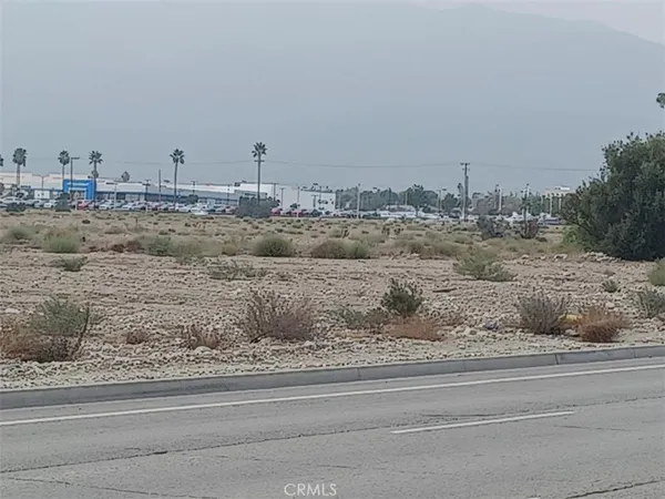 a view of a dry yard