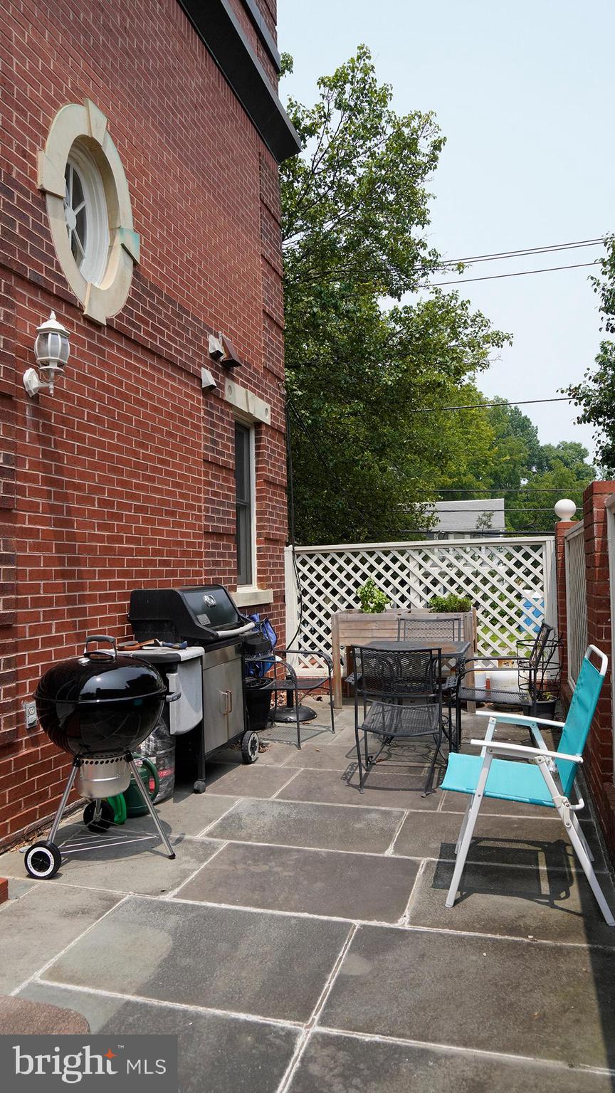 1402 Foxhall Road Northwest Washington, DC 20007 - Photo 7 of 16 Private patio on first floor