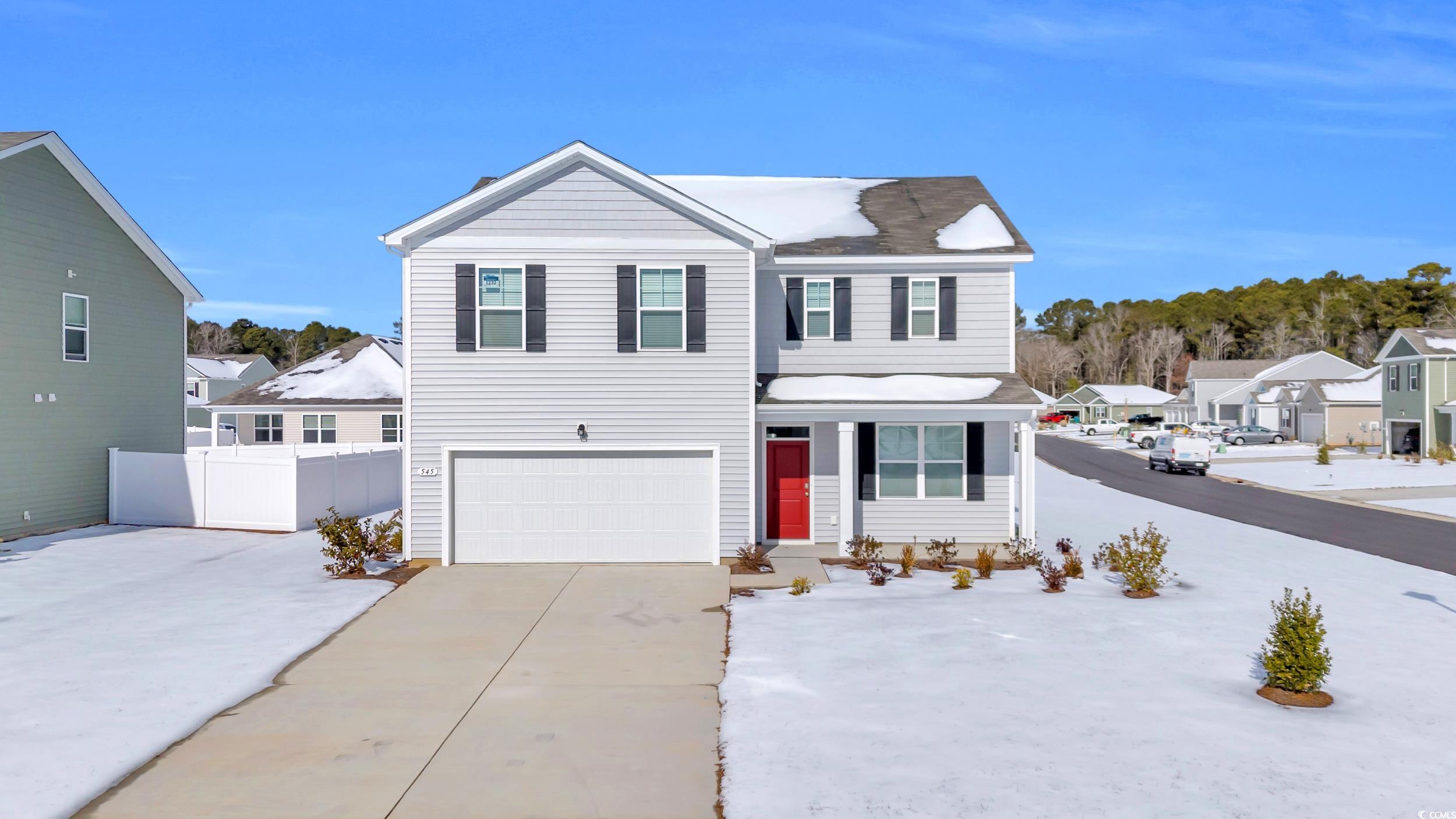 545 Goldstar Street Conway, SC 29526 - Photo 1 of 37 Front facade featuring a garage