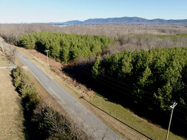 a view of mountains in the middle of a house