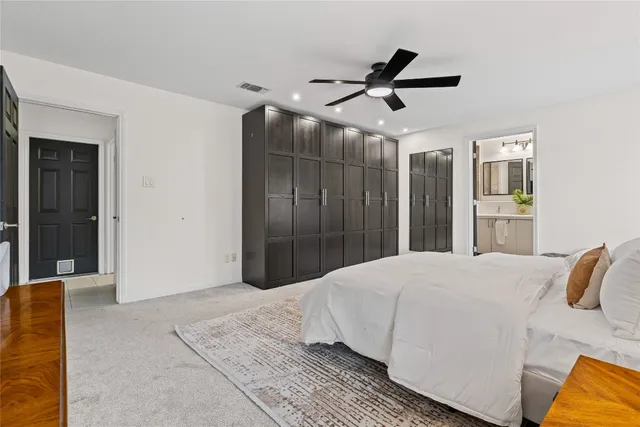 a view of a backyard with sitting area