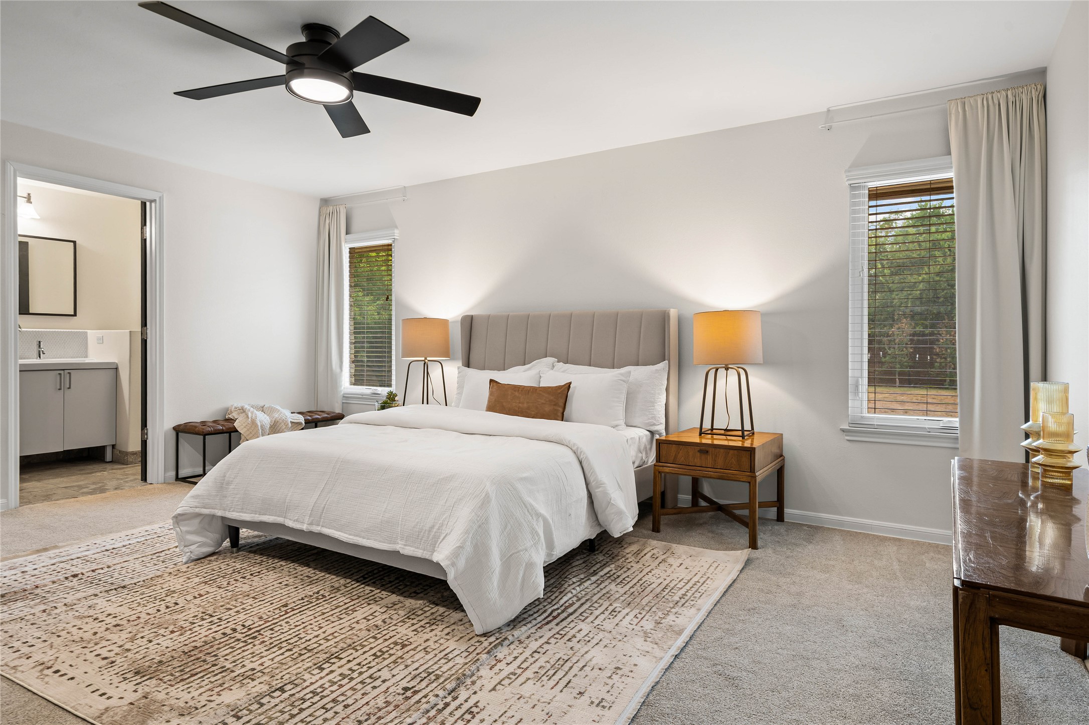 3511 Eldorado Trail Austin, TX 78739 - Photo 5 of 40 Spacious primary with high ceilings and en-suite