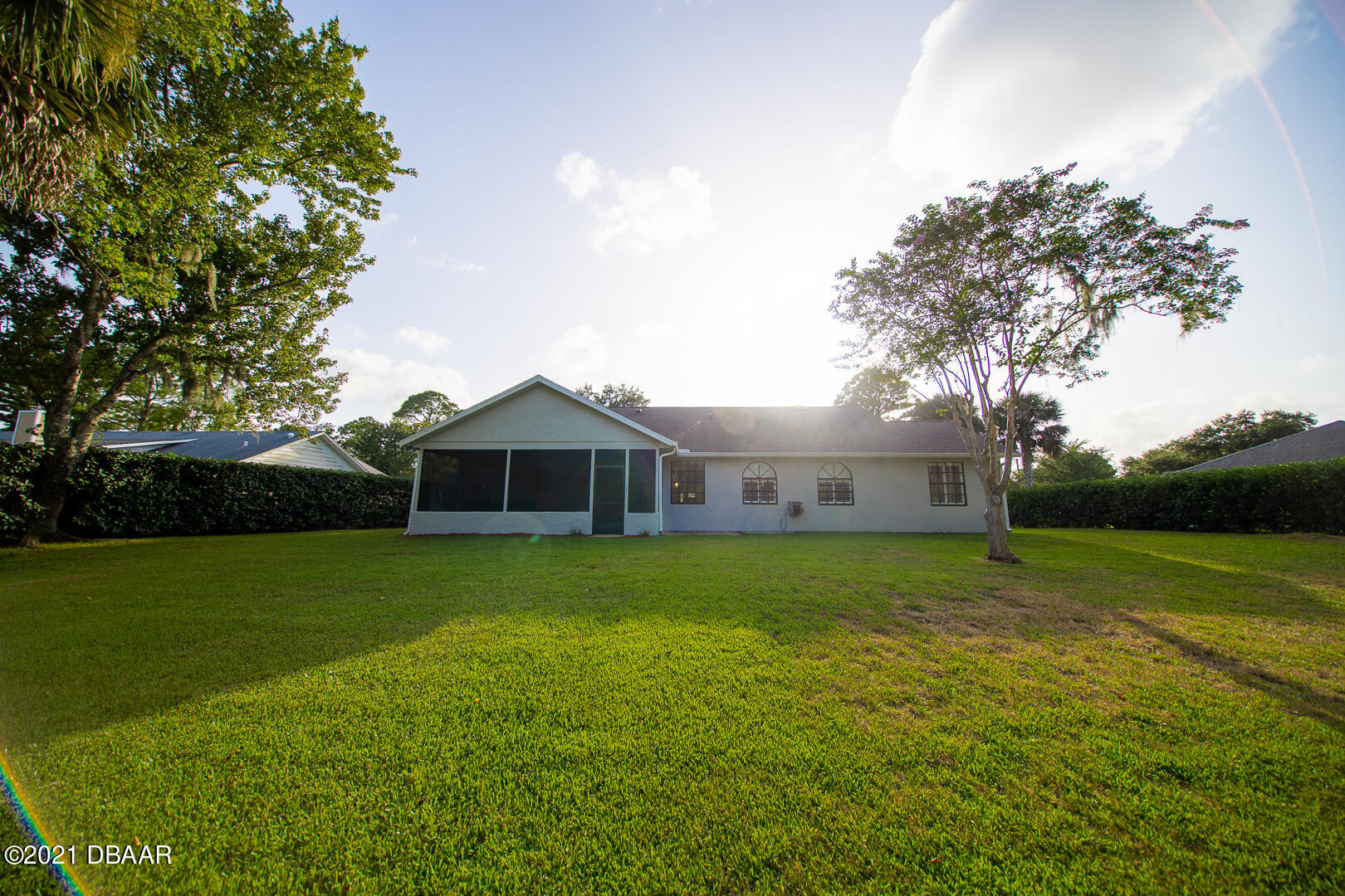 6166 Del Rio Drive Port Orange, FL 32127 - Photo 52 of 53 a view of a big yard with a house