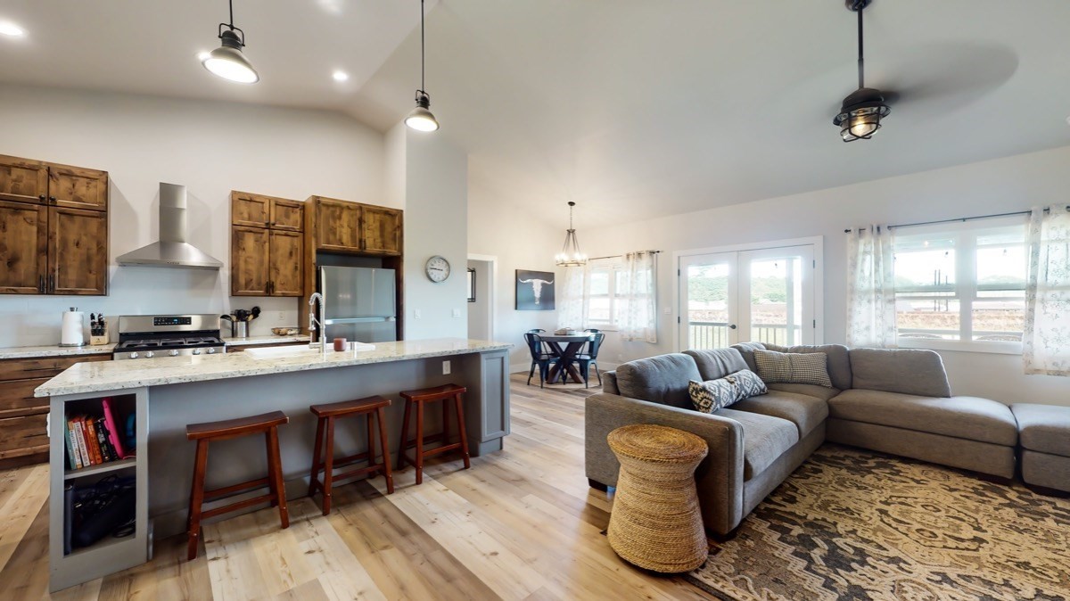 4592 A Awawa Road Hanapepe, HI 96705 - Photo 2 of 24 a living room with furniture and a flat screen tv